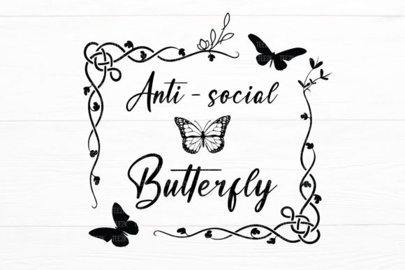 Reviewing the Anti-social Butterfly Quote for Embroidery